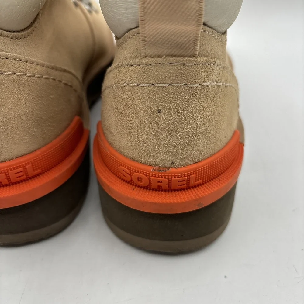 Sorel Hi-Line Hiker Women's 7.5 Suede Waterproof Boots Ceramic Tan NL4878-209‎
